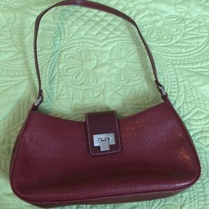 Burgundy Liz Claiborne purse